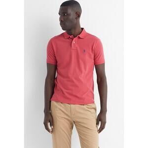 💗 Polo Golf Ralph Lauren Pima Polo Shirt – Men’s L – Dark Pink Soft Touch – EUC